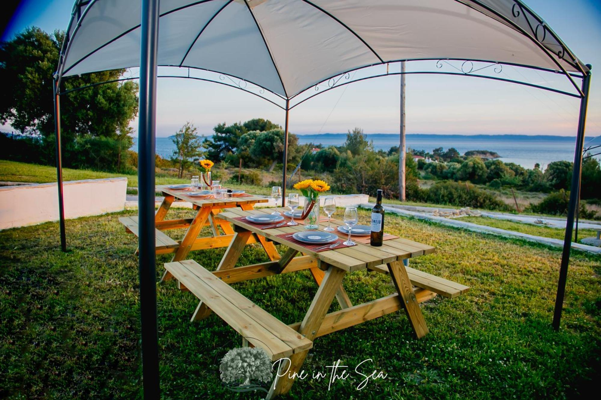 Pine In The Sea Nikiti-Sithonia Apartment Bagian luar foto